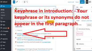 Keyphrase in introduction