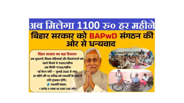 बिहार वृद्धा पेंशन योजना 2025