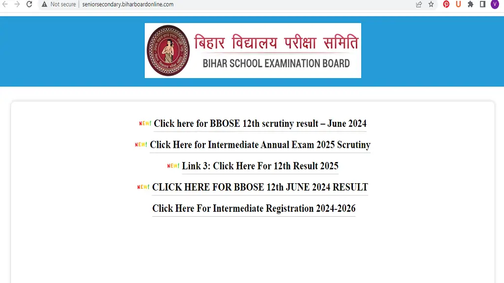 Bihar Board Inter Dummy Registration Card 2026