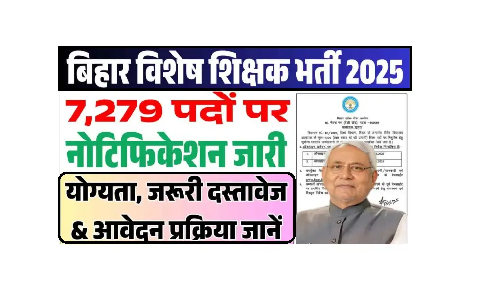 BPSC Special Teacher Vacancy 2025