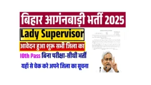 Bihar Anganwadi Recruitment 2025