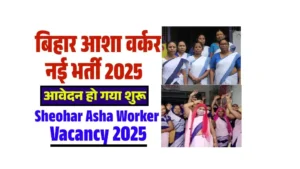 Bihar ASHA Worker Bharti 2025