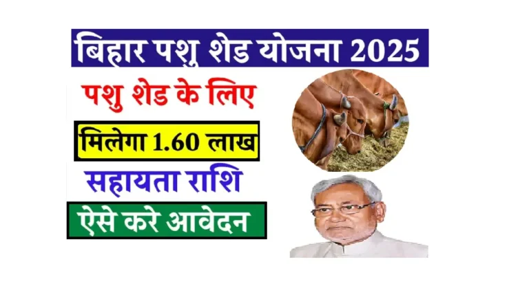 Bihar Pashu Shed Yojana 2025