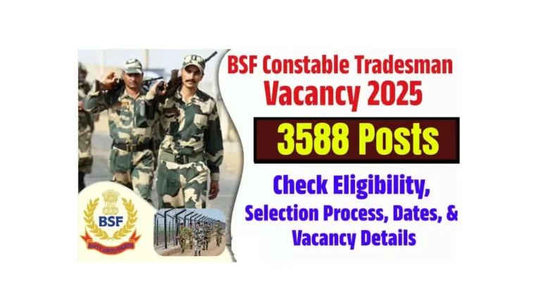BSF Constable Recruitment 2025