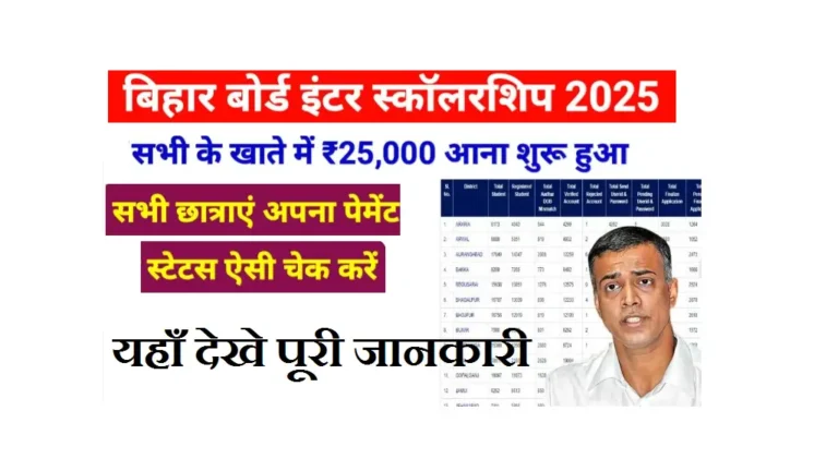 Bihar Board Scholarship Payment List 2025: बिहार बोर्ड मैट्रिक-इंटर स्कॉलरशिप पेमेंट लिस्ट जारी, ऐसे करें चेक Bihar Board Scholarship Payment List 2025
