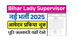 Anganwadi Lady Supervisor Vacancy 2025