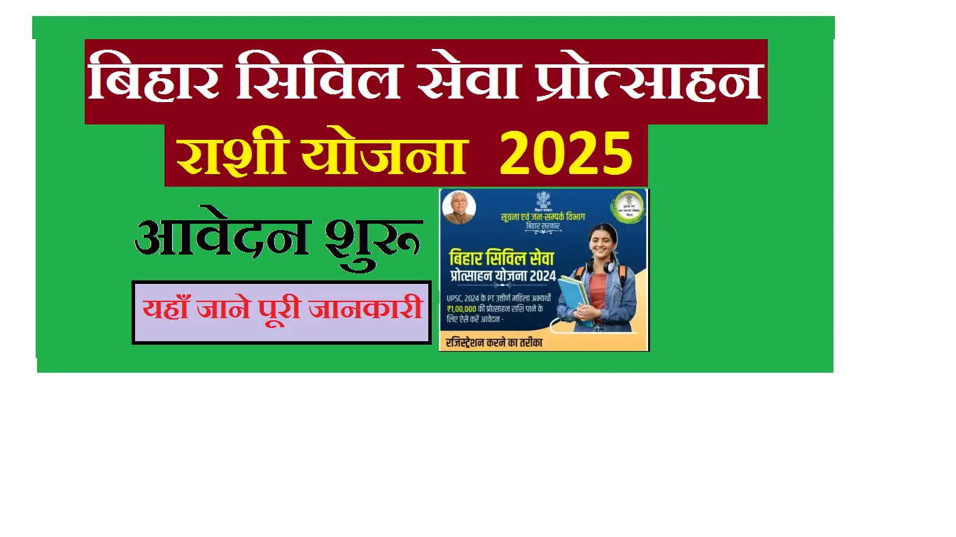 Bihar Civil Seva Protsahan Rashi Yojana 2025